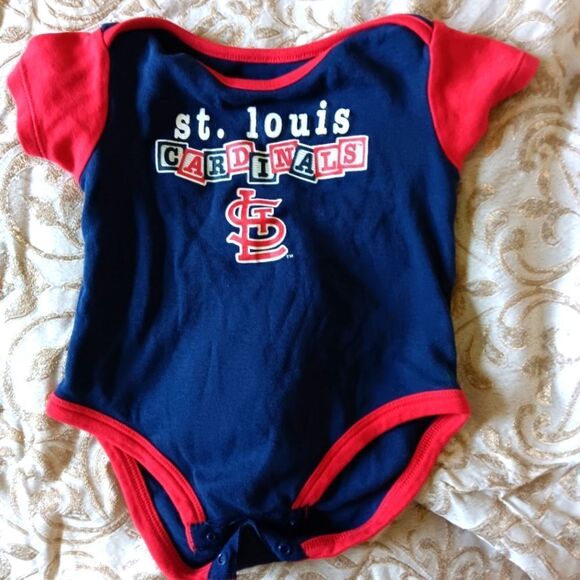 18 Month Baby Toddler St Louis Cardinals Onesie - Picture 2 of 5